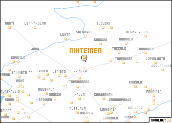 map of Nihteinen