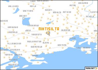 map of Nihtisilta