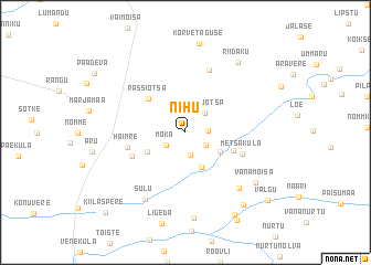 map of Nihu