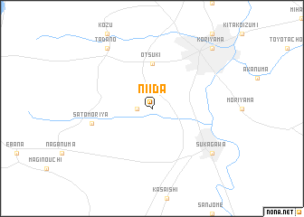 map of Niida