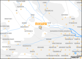 map of Niikura