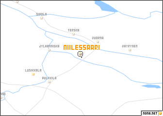 map of Niilessaari