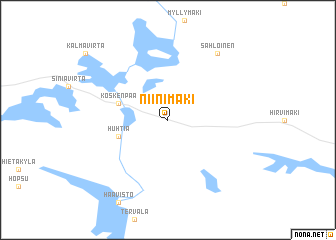 map of Niinimäki