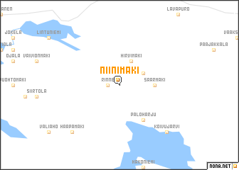 map of Niinimäki