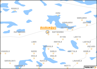 map of Niinimäki
