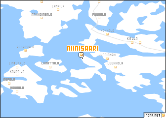 map of Niinisaari