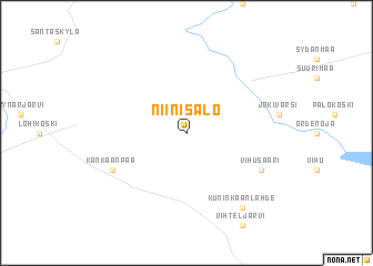 map of Niinisalo