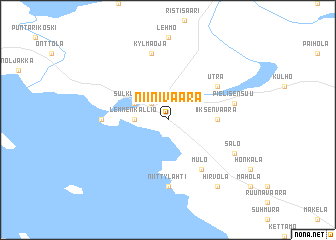 map of Niinivaara
