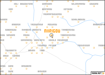 map of Niirigou