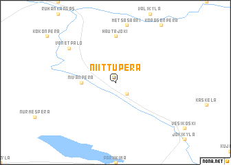 map of Niittuperä