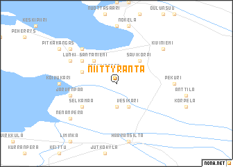 map of Niittyranta