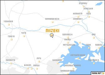 map of Niizeki