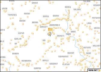 map of Nii