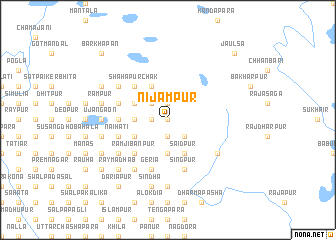 map of Nijāmpur