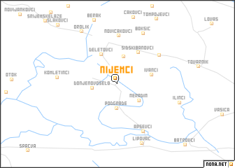 map of Nijemci