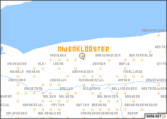 map of Nijenklooster