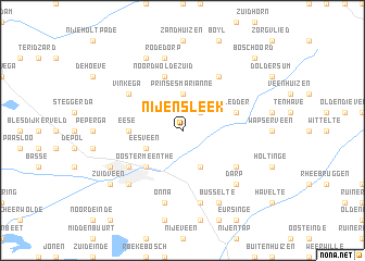 map of Nijensleek