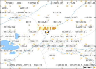 map of Nijentap