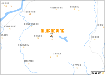 map of Nijiangping