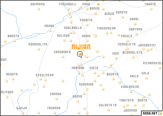 map of Nijian