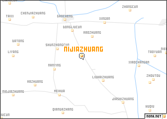 map of Nijiazhuang