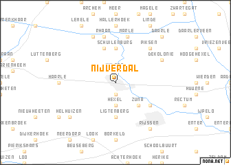 map of Nijverdal