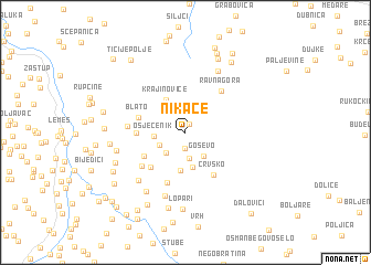 map of Nikače