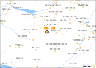 map of Nikagan