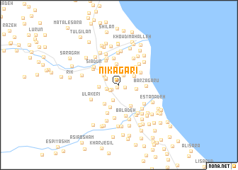 map of Nīkāgarī