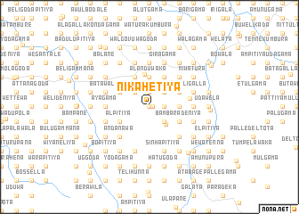 map of Nikahetiya