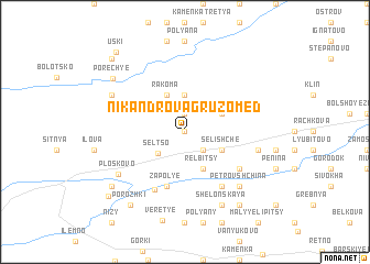 map of Nikandrova Gruzomed\