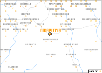 map of Nikapitiya