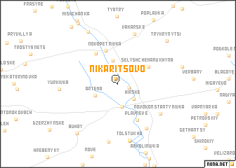 map of (( Nikaritsovo ))