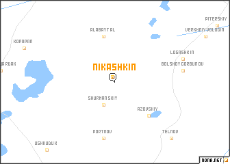 map of Nikashkin