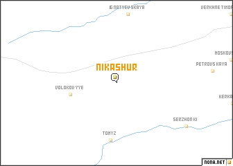 map of Nikashur