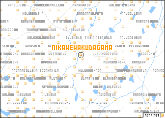 map of Nikawewa Kudagama