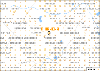 map of Nikawewa