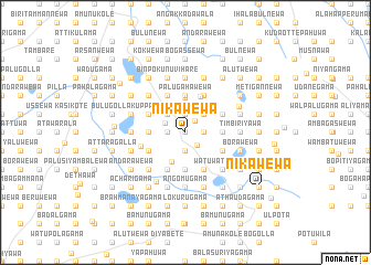 map of Nikawewa