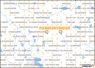 map of Nikawewa