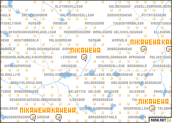 map of Nikawewa