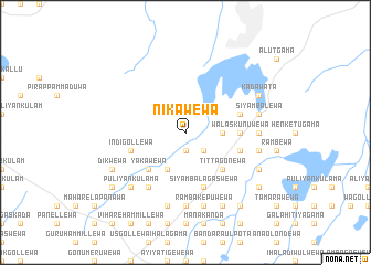 map of Nikawewa