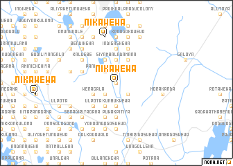 map of Nikawewa