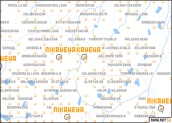 map of Nikawewa