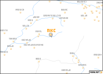 map of Nikç