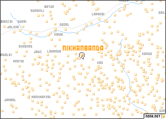 map of Nikhān Bānda