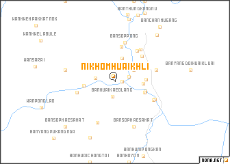 map of Nikhom Huai Khli