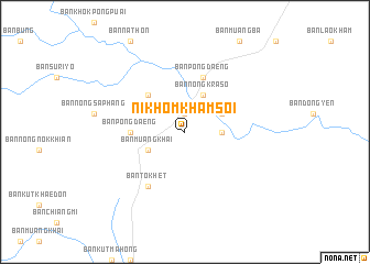 map of Nikhom Kham Soi