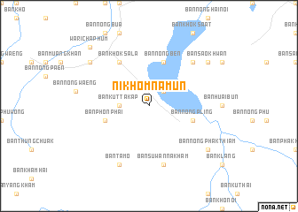 map of Nikhom Nam Un