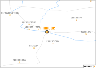 map of Nikhvor