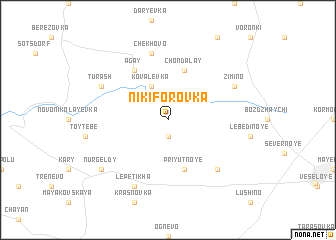 map of Nikiforovka